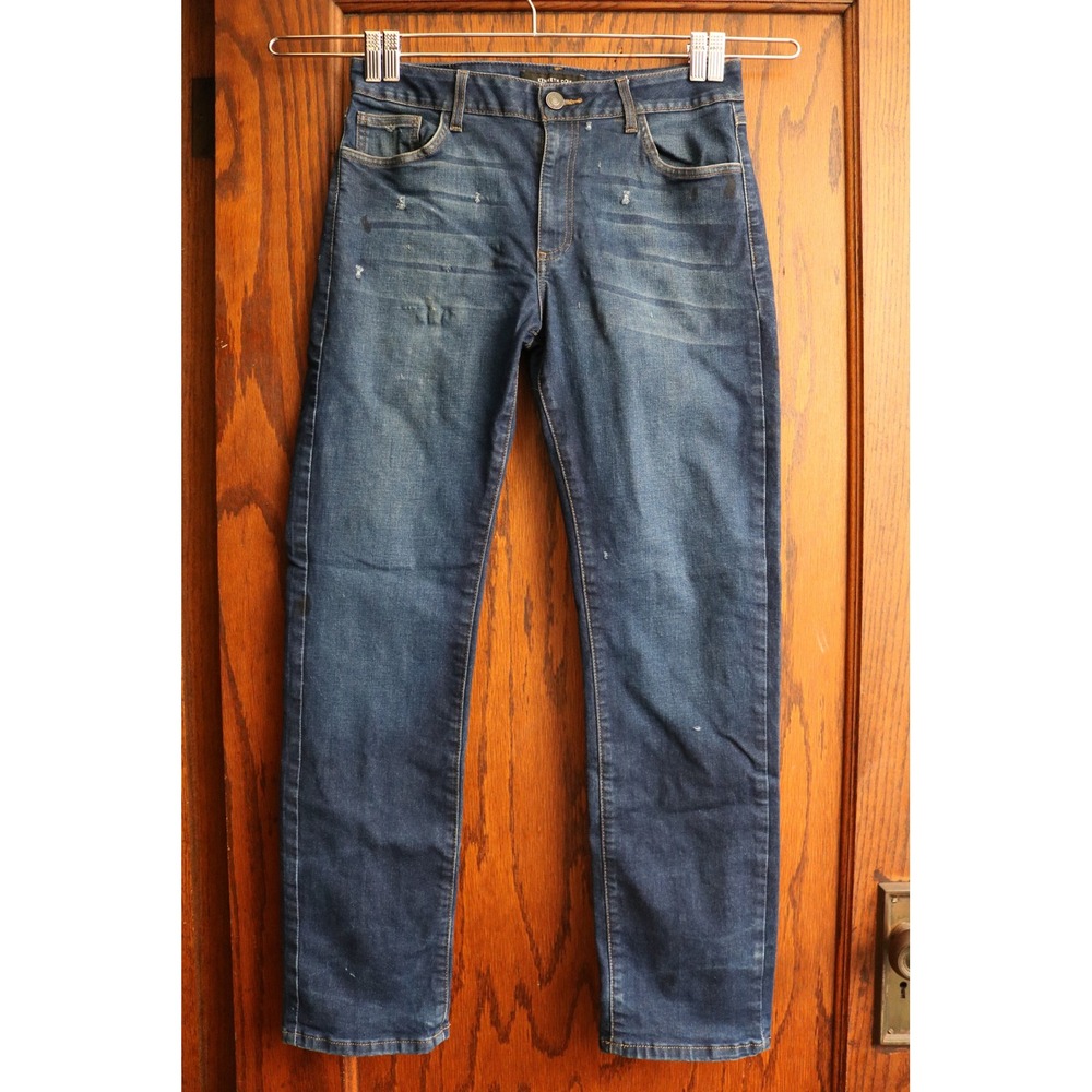 KENNETH COLE New York Jeans Men 30x30 Blue Distressed Slim Fit Denim Casual
